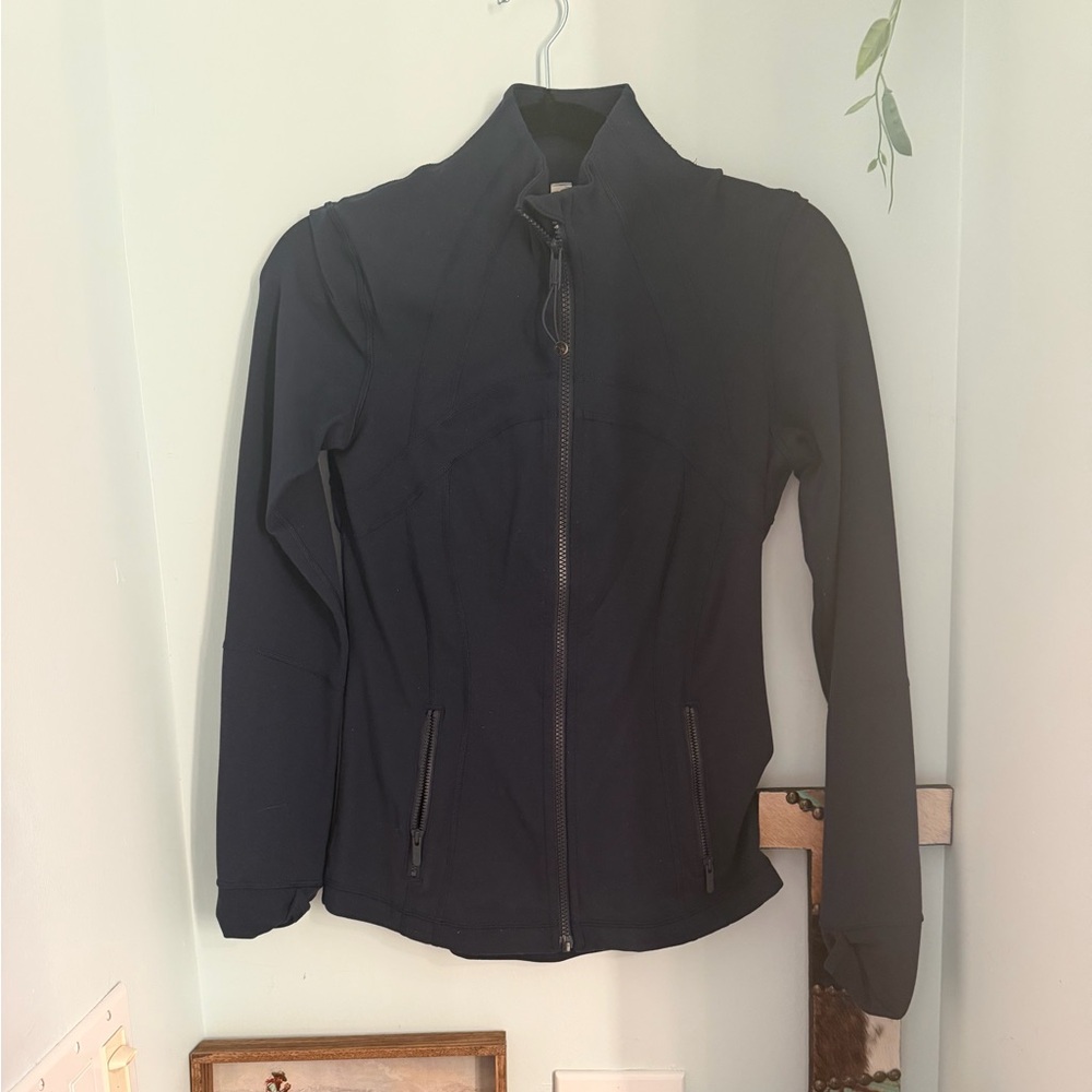 lululemon athletica Black Zip-Up Utility Jacket